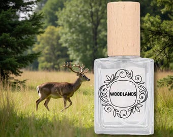 Handcrafted Forest Walk Fragrance | Cedarwood, Fir & Oakmoss Perfume | Nature-Inspired Woodland Scent