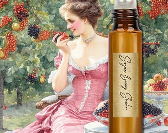 Aceites aromáticos para perfumes Roll-on, vainilla, mora, arándanos, dulce, cremoso, almizcle, frutal. Muestras de fragancias dulces.