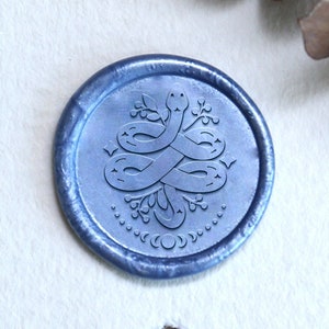Schlange Wachs Siegel Stempel, Schlange Mond Design Wachs Versiegelung, Tier Wachs Siegel Stempel Geschenk, Party Wachs Siegel Stempel Set, Einladungen Siegel Stempel, Handmade