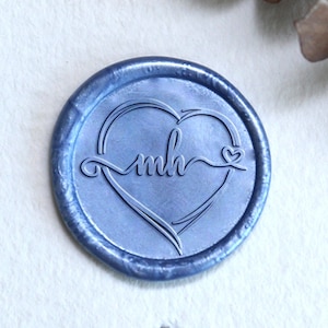 Endless Love Wachssiegel-Stempel mit Initialen, Personalisierte Hochzeit Wachssiegel Stempel, Wachs Siegel Stempel Kit, Hochzeitseinladung Geschenk, Hochzeitsstempel