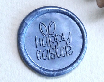 Happy Easter wax seal stamp kit, Eater day wax seal stamp, Envelope wax seal stamp , metal wax stamp , Wax seal stamp Gift