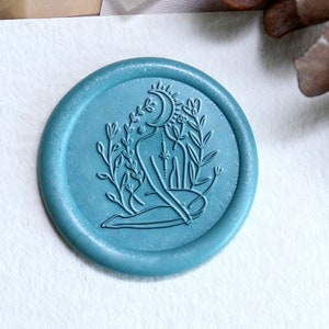 Eine Frau Körper Wachs Siegel Stempel Kit, Körper Blumen Wachs Siegel Stempel Geschenk, Kunst Blumen Wachs Siegel Stempel, Hochzeit Wachs Siegel Stempel