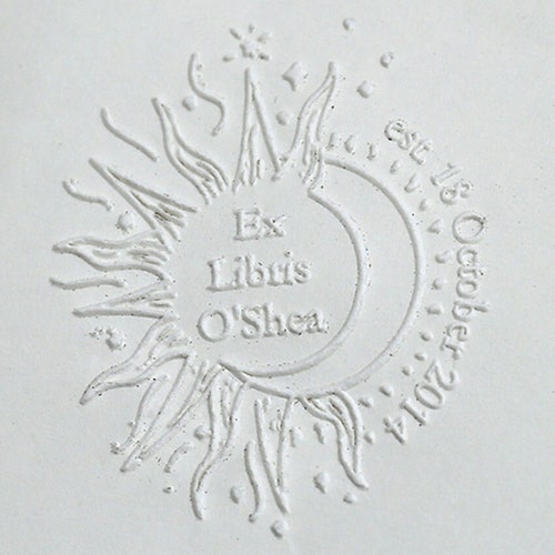 Book Embosser Custom With Your Name/from the Library Etsy Canada