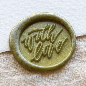 With Love wax stamp kit, Love seal stamp,woodland animal seal, wedding envelope seal,party wax seal stamp set, Wax seal stamp Gift
