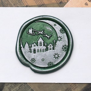 Merry Christmas Wachs Siegel Stempel, Weihnachtsmann Wachs Siegel Stempel Kit, Elch Stempel, Haus Wachs Siegel Stempel, Weihnachtsgeschenk, Weihnachten Wachs Siegel Stempel Kit