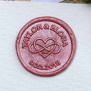 Herz Wachs Siegel Stempel mit Initialen, Hochzeit Wachs Siegel Stempel, Wachs Siegel Stempel Kit, Hochzeitseinladung, Geschenk Hochzeit, Hochzeitsstempel