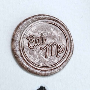 Eat Me Wachs Siegel Stempel Kit, Essen Wachs Siegel Stempel, Tee-Party Wachs Stempel Siegel, Hochzeit Umschlag Siegel, Wachs Siegel Stempel Geschenk