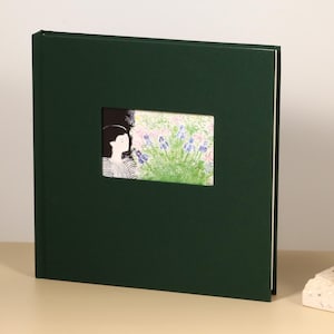 Großes Fähigkeits-Tuchfotoalbum, beschreibbares Fotoalbum, 4 Farben-Gedächtnisfotoalbum, Stofffotoalbum, Hochzeitsalbum