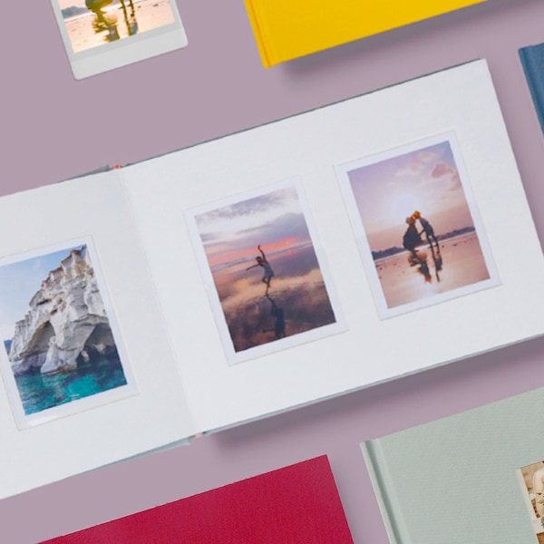 Custom Photo Album for Instax Square films, 48 photos Instax Album, 4 inch Memory Photo Album, Writable Photo Album, Wedding album for photo