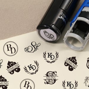 0.47&quot;Personalized Self Inking Stamp,Custom Loyalty Card Ink Stamp ,Custom Mini inking Stamp, Loyalty Card Stamp, Custom name Stamp