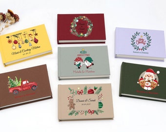 Personalized Christmas Instax Album, 3 inch Christmas Memory Book, Family Memories, Fuji Polaroid Photo album, Mini Album,Christmas Gift