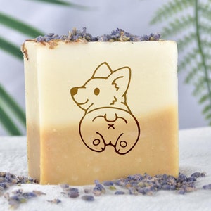 Corgi Butt Acrylic Soap Stamp , Cute Corgi Butt Handmade Soap Stamp,Handmade Acrylic Mold ,Acrylic Soap Stamp,wedding Soap stamp