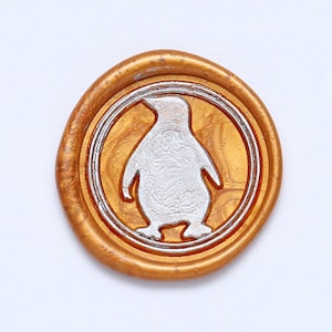 Pinguin Wachs Siegel Stempel Kit, Pinguin Wachs Siegel Stempel Set, Einladungen Siegel Stempel, Party Siegel Stempel Geschenk
