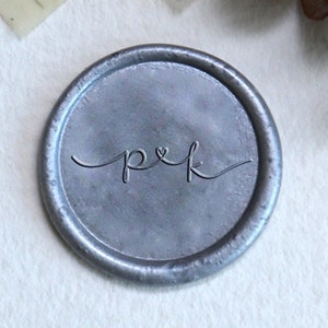 Personalisierter Einfacher Initial-Wachs Siegel Stempel mit Initialen, Hochzeits-Wachs Siegel Stempel, Wachs Siegel Stempel Kit, Hochzeitsstempel, Stempel Siegel