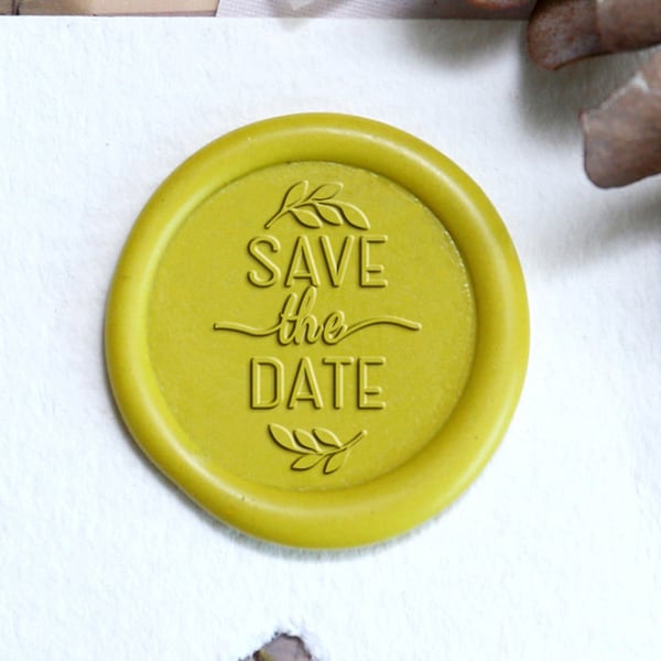 Save the Date wax seal stamp kit, Wedding seal stamp, wedding envelope seal,p arty wax seal stamp set, Wax seal stamp Gift,Anniversary Gift