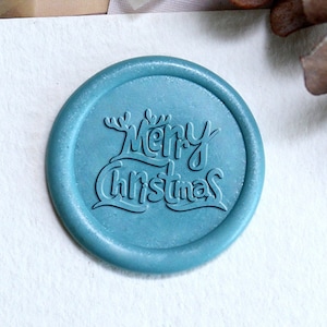 Carimbo de cera de Feliz Natal, kit de carimbo de Natal, convite de envelope, kit de carimbo de cera de casamento, presentes de Natal