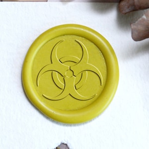 Biohazard Wachs Siegel Stempel Set, Biohazard Siegel Stempel, Waldtier Siegel, Umschlagsiegel, Party Wachssiegel Stempel Set