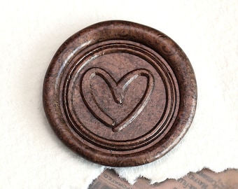 Handwriting Heart wax seal stamp kit, Hand-painting heart seal stamp Gift, wax seal stamp wedding,Wax seal stamp Gift