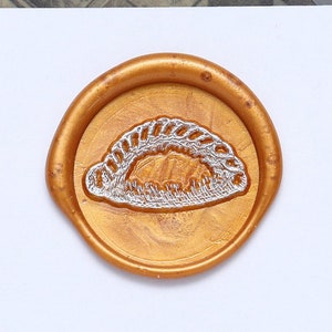 Dumplings Wachssiegel Stempel, Dumplings Wachssiegel Stempel Kit, Hochzeit Umschlag Siegel, Dumplings Wachssiegel Stempel Set, Wachssiegel Stempel Geschenk