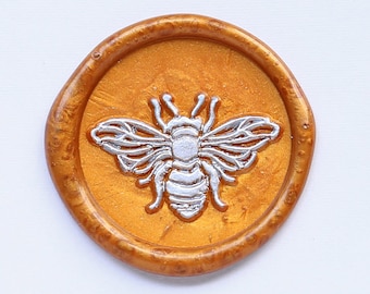 Bee wax seal stamp kit, Honey Bee sealing wax stamp, wedding envelope seal, party wax seal stamp set, Wax seal stamp Gift