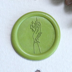 Hand mit Weinrebe Wachs Siegel Stempel Kit, Weinrebe Siegel Wachs Stempel Kit, Hochzeit Umschlag Siegel, Party Wachs Siegel Stempel Set, Wachs Siegel Stempel Geschenk