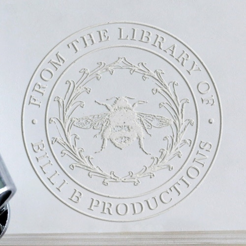 Custom Book Embosser Personalized Embosser Stampbook Etsy Canada