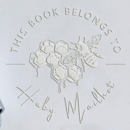 Custom Library Embosser Stamp Personalized Book Embossing Etsy