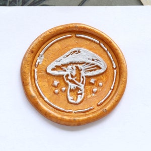 Pilz Siegel Stempel Kit, Einladungen Siegel Stempel, Pilz Wachssiegel, Hochzeit Siegel, Party Siegel Stempel Set, Geschenk