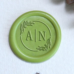 Personalisierter Hochzeit Wachssiegel Stempel, Blätter, Personalisierter Wachs Siegel Stempel, Wachs Siegel Stempel Kit, Hochzeitseinladung, Geschenk Hochzeit, Personalisierter Hochzeitsstempel