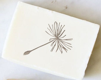 Dandelion Soap Stamp, Custom Acrylic Mold ,Handmade Acrylic Soap Stamp,Personalized Cookie Stamp /wedding Soap stamp
