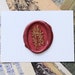 Rose and Sword wax seal stamp, Rose Oval wax seal stamp kit Wax seal stamp floral, wedding envelope seal, Wax seal stamp Gift 