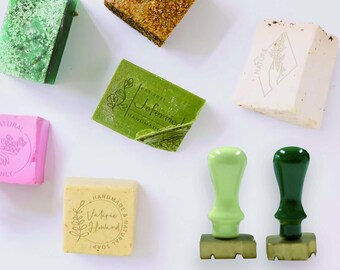 Custom Soap Stamp,Custom Acrylic Mold ,Clay Stamp,Brass Soap Stamp,Handmade Acrylic Soap Stamp,Personalized Cookie Stamp /wedding Soap stamp