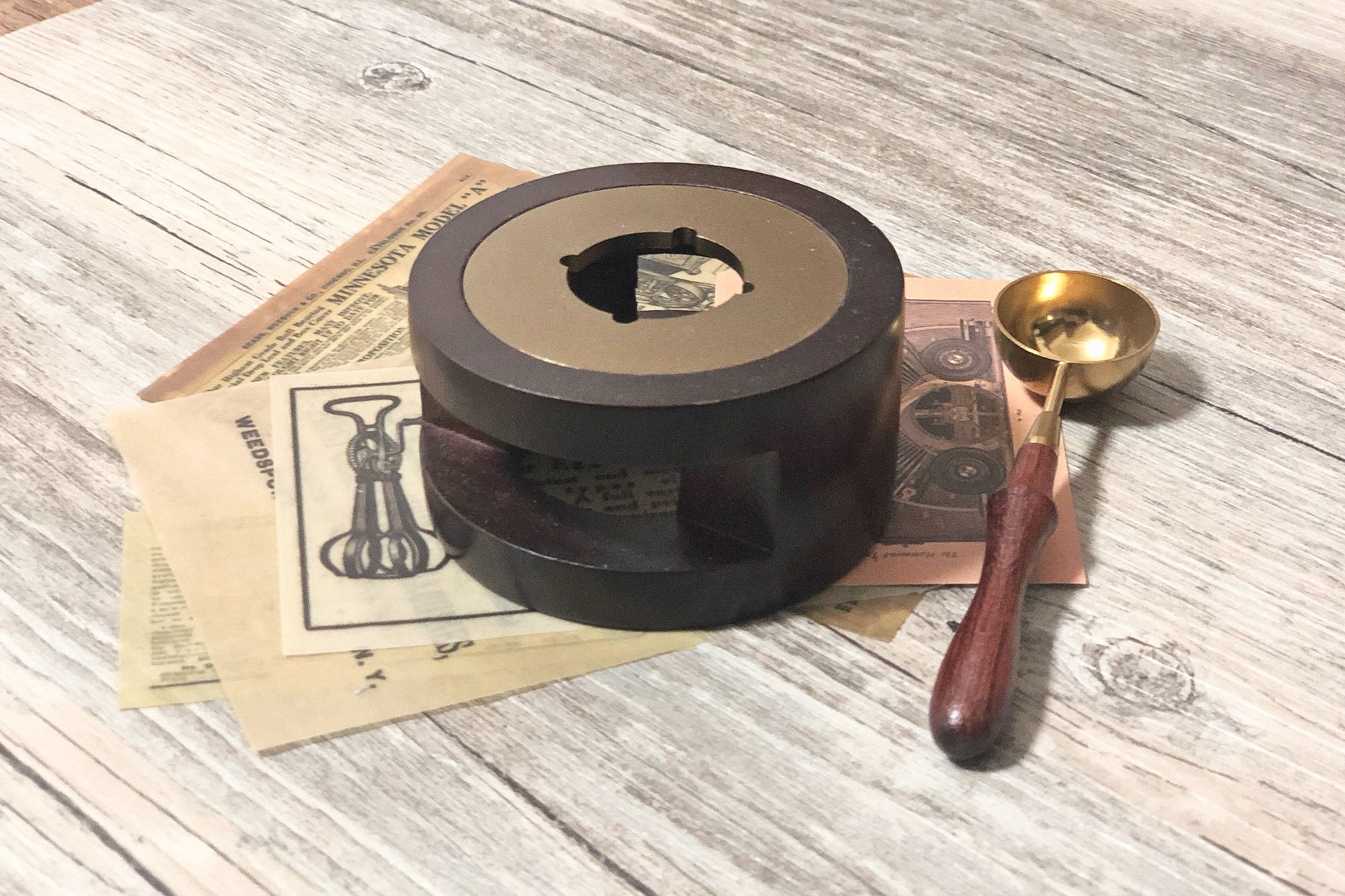 Sealing Wax Tools Wax Sealing Stove Wax Sealing Wooden Etsy