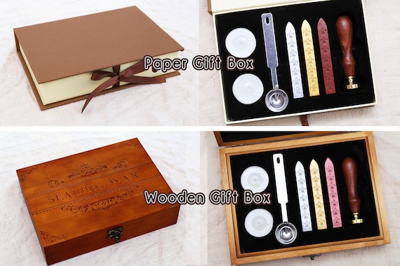 Moon and Stars Wax Seal Stamp Kit, Night Sealing Wax Stamp Kit