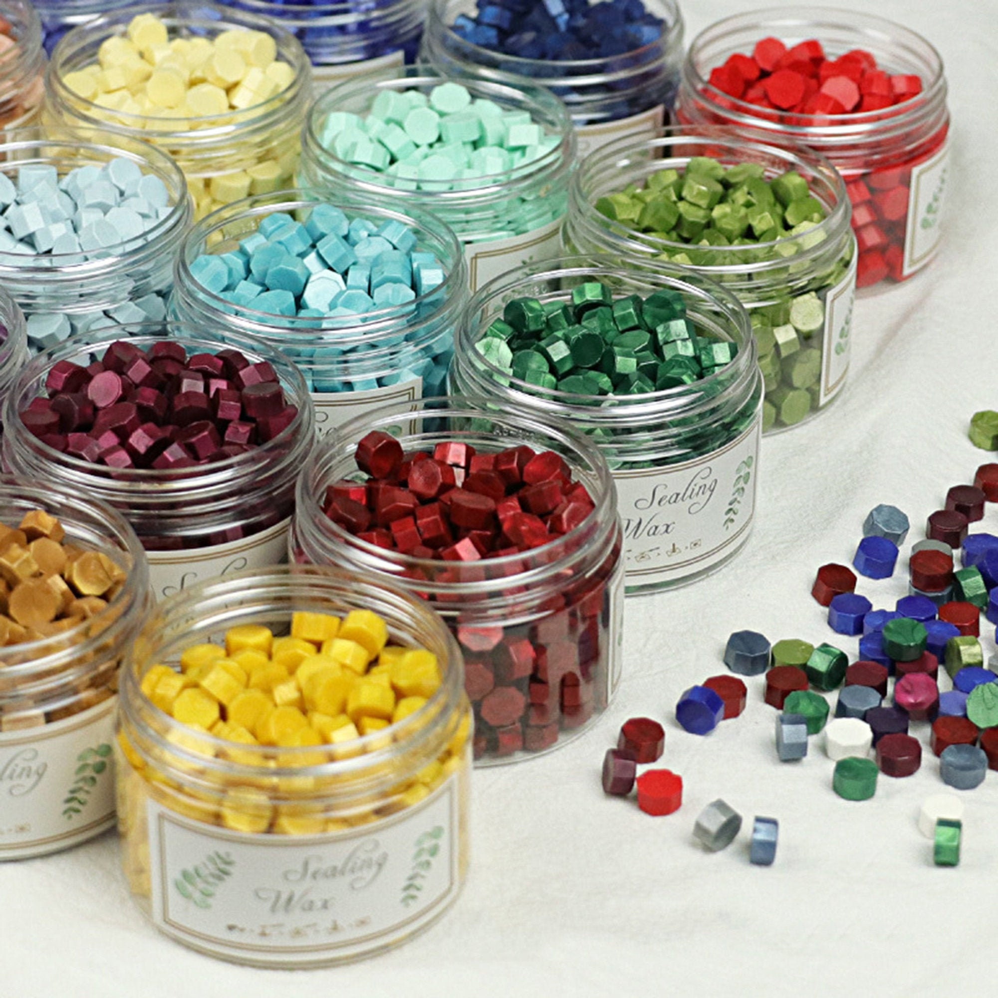 80 Multicolor Wax Seal Beads, Mixed Color Sealing Wax Beads for Wax Seal  Stamps!