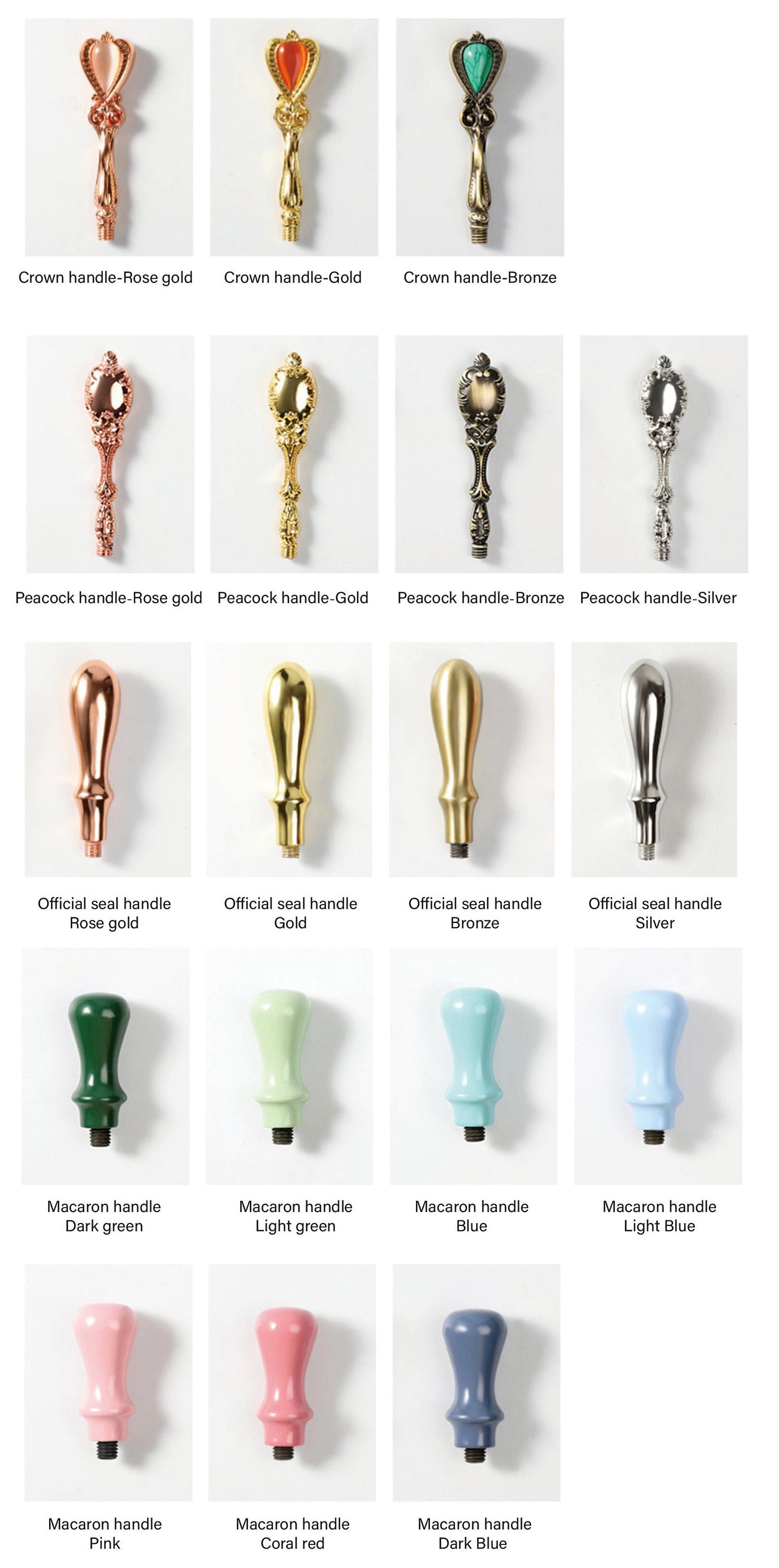 Crystal Handmade Stamp Handle nature Crystal Stamp Handle Etsy UK