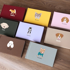 Personalized Pet Memory Album, 3 inch  Instax Photo Album, Pet Loss Album, Dog Lover Photo Album, Photo album, Instax Mini Pet Album