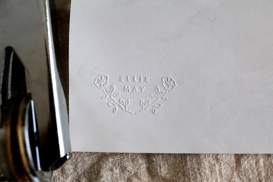 Personalized Name Embosser,custom Seal Embosser,wedding Embosser Stamp