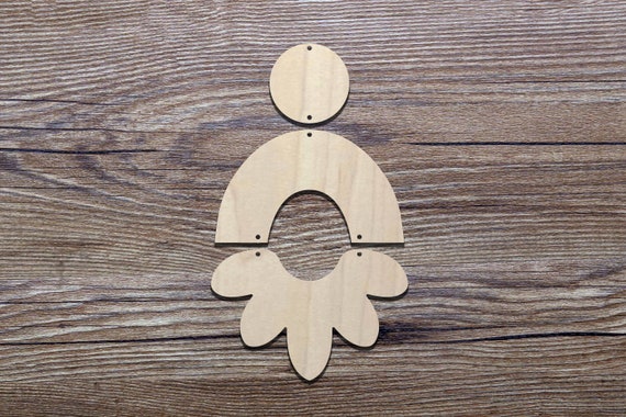 Plain wooden best sale earrings