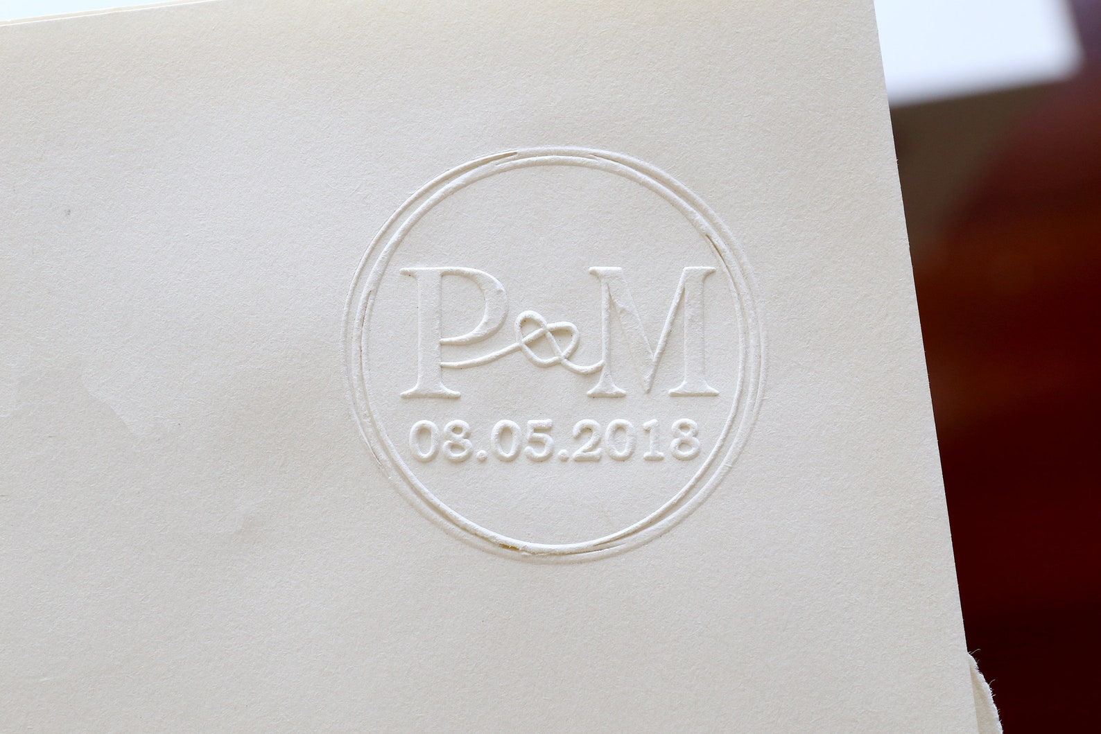 Wedding Monogram Embosserenvelopes Embosserwedding Embosser Etsy
