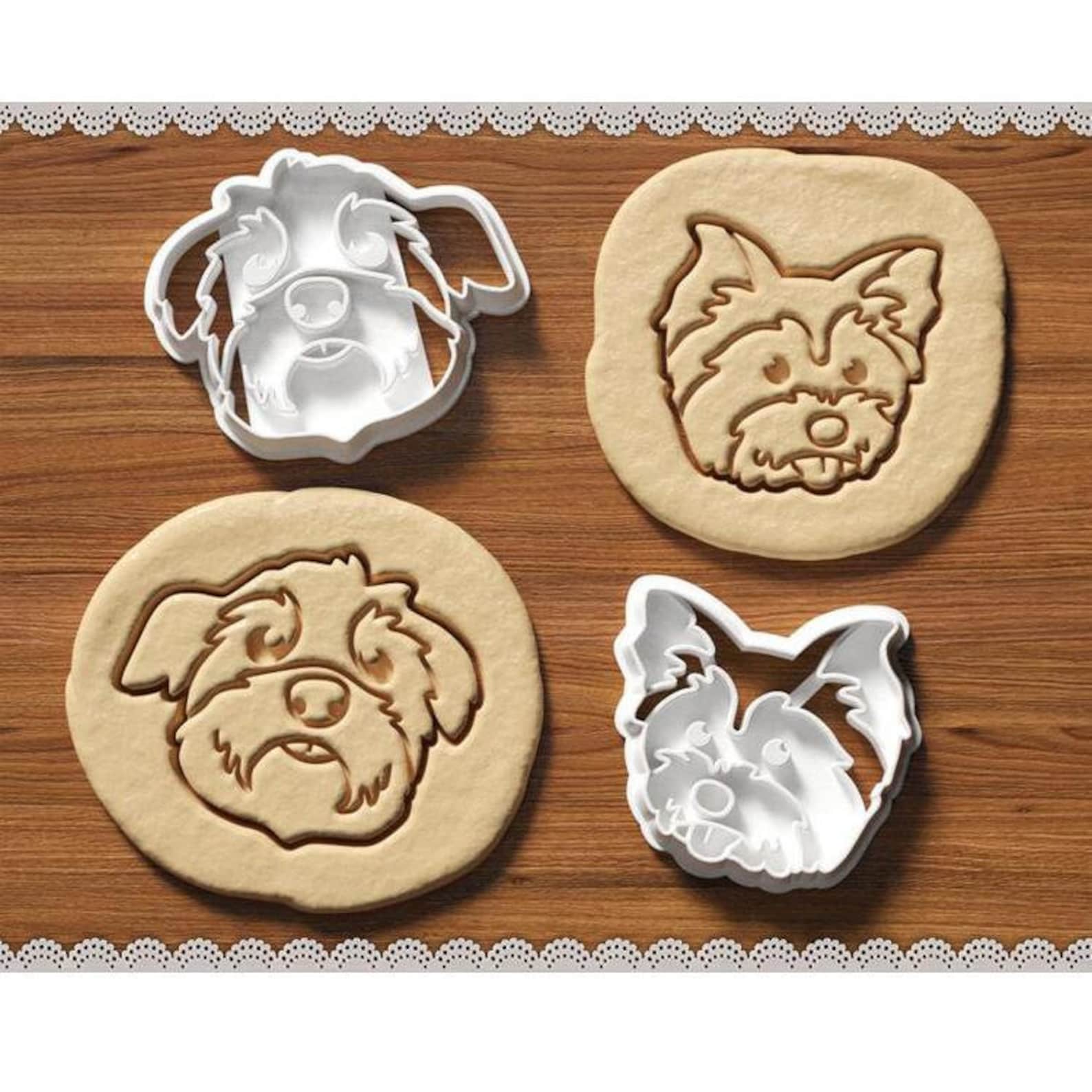 Custom Pet Portrait Cookie Cutter Custom Dog Cutter Pet Cat Etsy