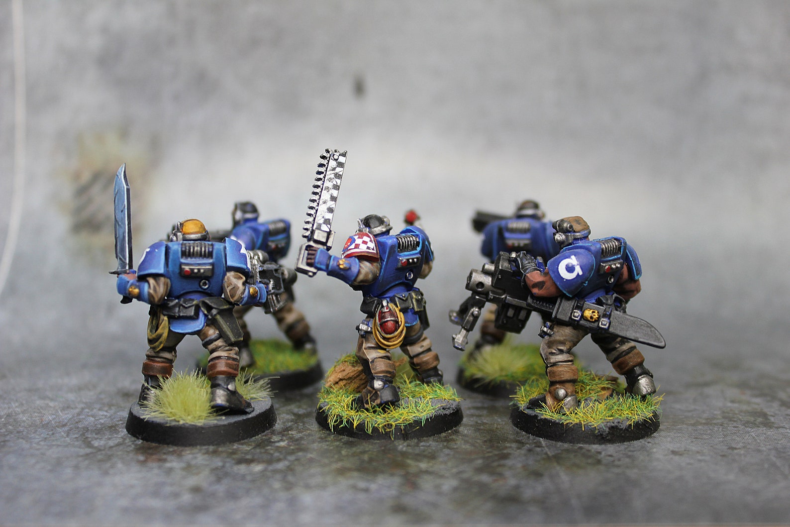 Warhammer 40k 5x Space Marines Scouts Painted Etsy Canada