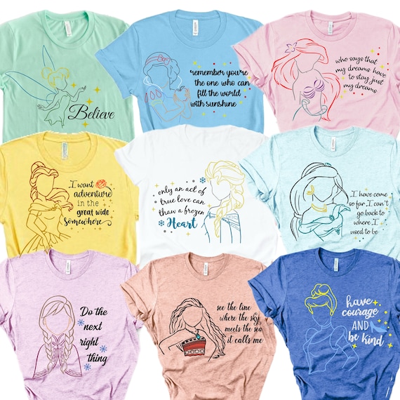 Disney Princess Shirts Disney Family Shirts Disney Feminist Online in India - Etsy