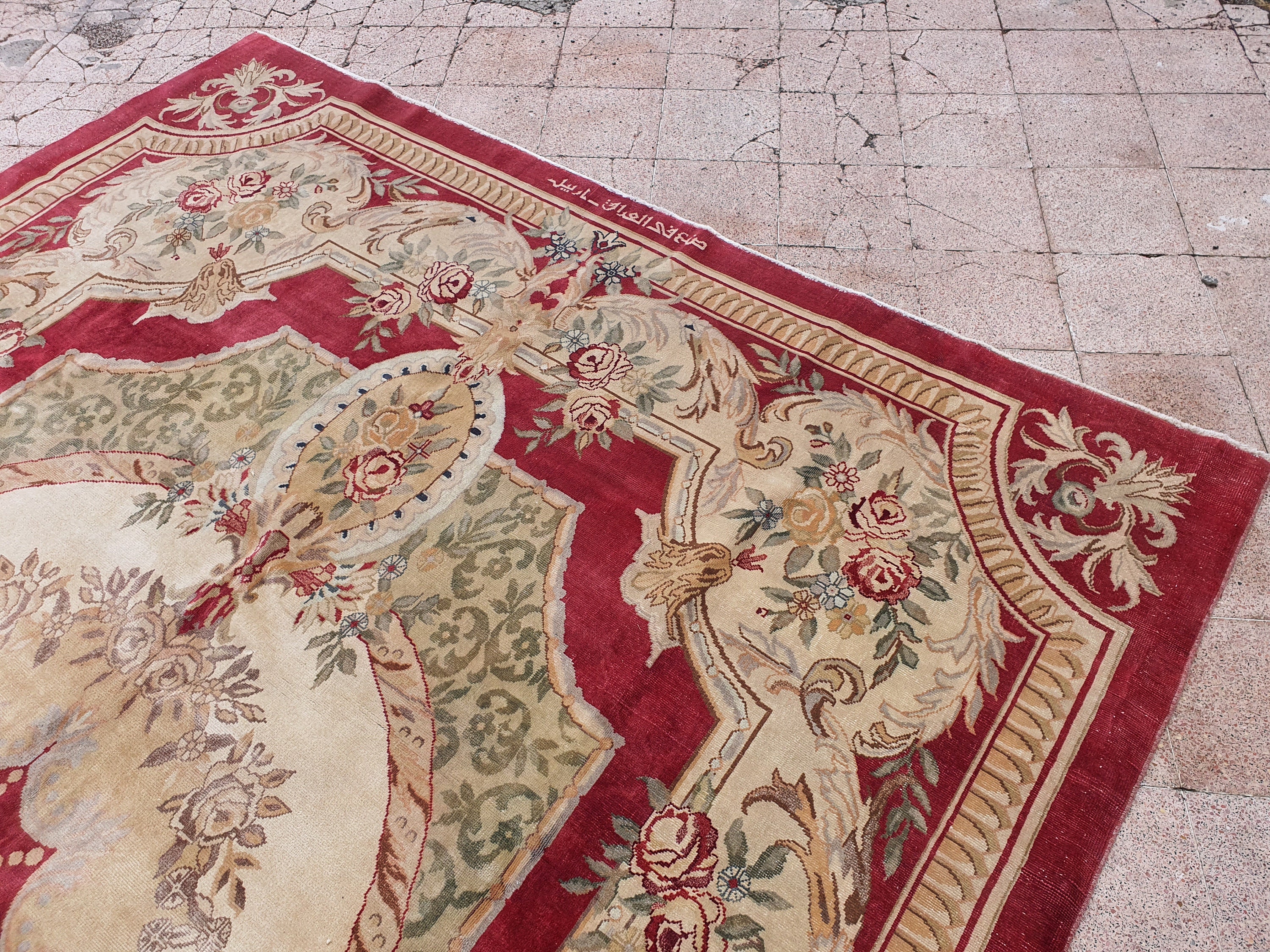 13.7 feetx9.6 Feet Extra Oversize Rug Oushak Rug Etsy