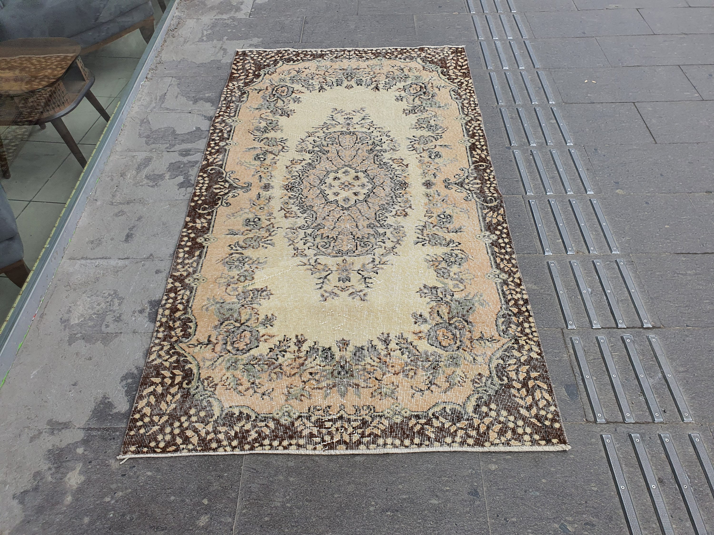 Green Small Rug Office Rug Farmhouse rug Bohemian Rug Etsy