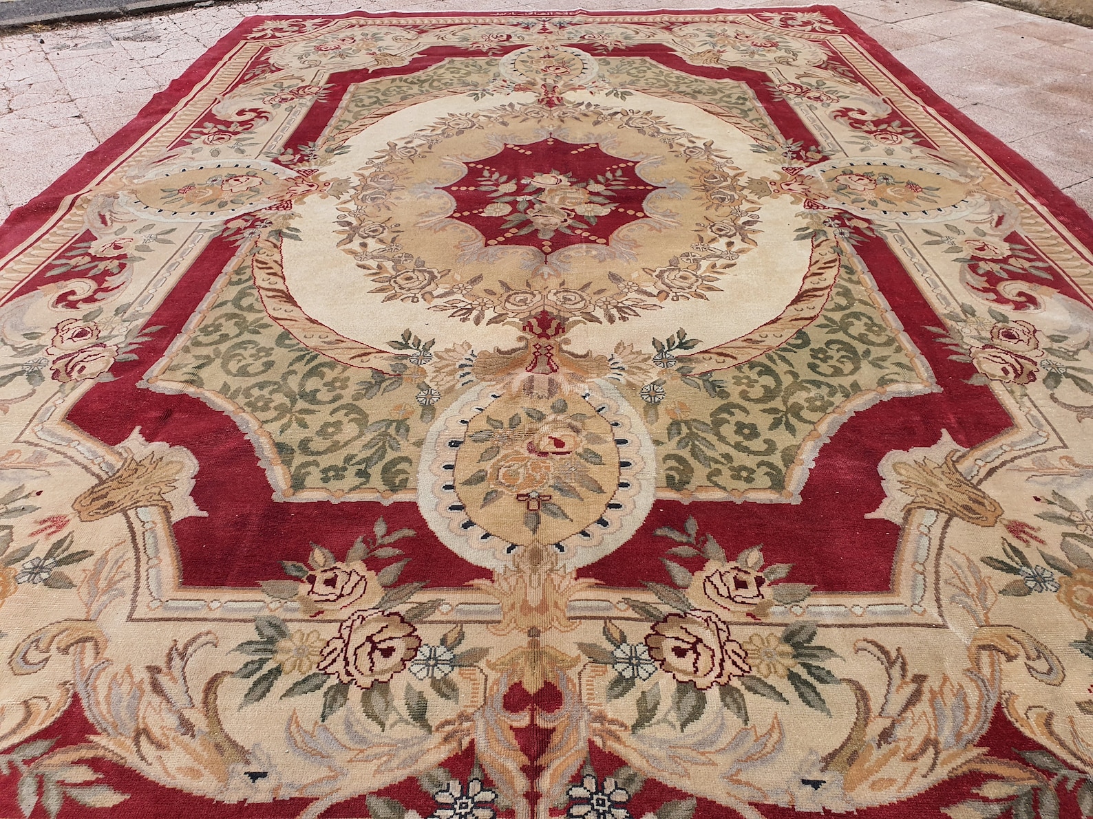 13.7 feetx9.6 Feet Extra Oversize Rug Oushak Rug Etsy