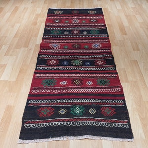 Boho decor, Home decor, Oushak Rug, Rustic decor, Kitchen decor, Bohemian rug, Handmade rug, Aztec rug, Vintage rug,Stair kelim,2&#39;3x5&#39;7 feet