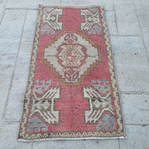 Sink rug, Small rug, Bath rug, Ethnic Rug, entry way Rug, clectic Rug, Design Rug, decor rug, Boho Rug, 1&#39;5&#39;&#39; feet x 2&#39;8&#39;&#39; feet