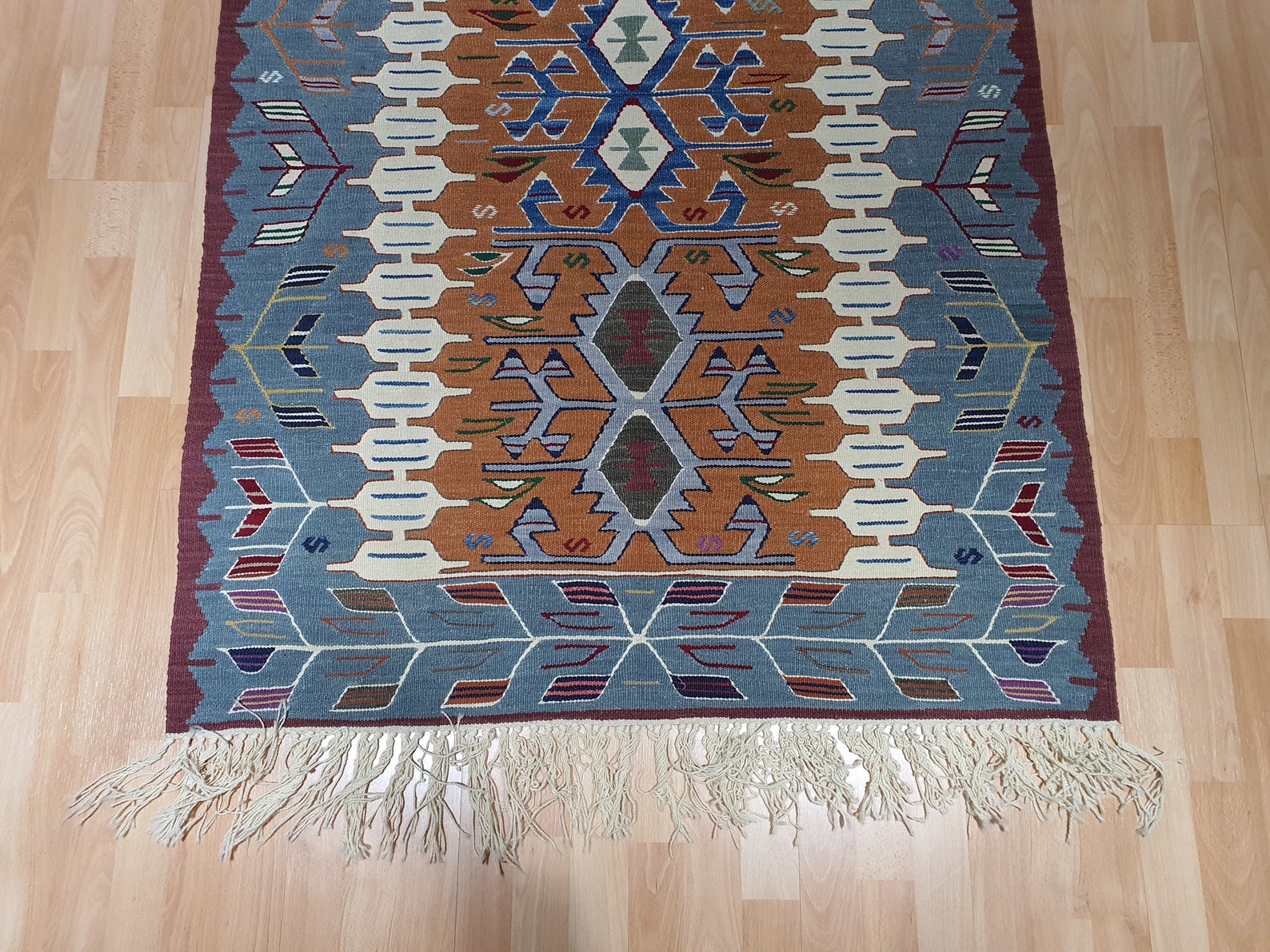 Wool kilim Rug Small area Rug office Rug Eclectic Rug Etsy