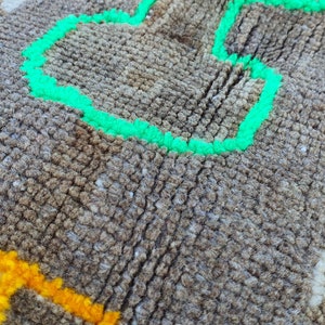 5x7 Turkish rug, 5x7 pink Rug, 5x7 Vintage rug, 5x7 yellow rug,5x7 Handknotted rug,5x7 Wool rug,5x7 oushak Rug, 5x7colorfull rug5x7brown rug